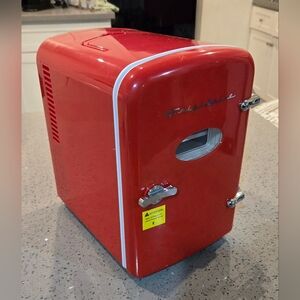 Retro Frigdare Red Mini Portable Frige